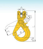 G80 Clevis Self-locking Hook with Grip