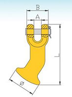 G80 Clevis Elephant Foot