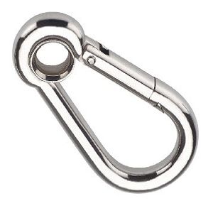 Snap Hook With Eyelet, Zinc Plated, Stainless Steel Snap Hook with Eyelet