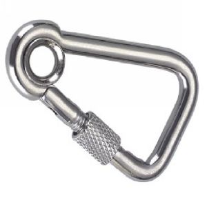 Oblique Angle Snap Hook With Screw And Eyelet, Zinc Plated, Stainless steel,Oblique Angle Snap Hook