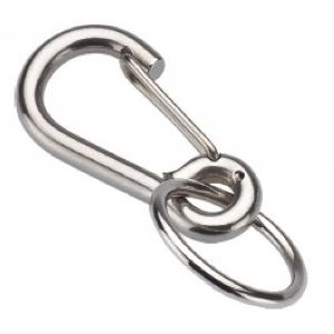 Stainless Steel Bit Snaps With Ring, AISI304 or AISI316, Bit Snap with Ring, Bit Snap Hook