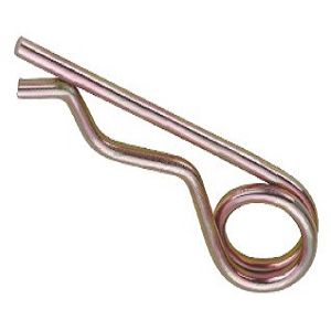 Hitch Pin Clips, Double Winded, Zinc Plated, Clips, Double Winded Hitch Pin Clips