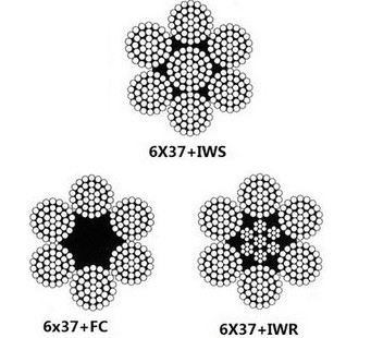 6x37 Steel Wire Rope (Ungalvanized and Galvanized)