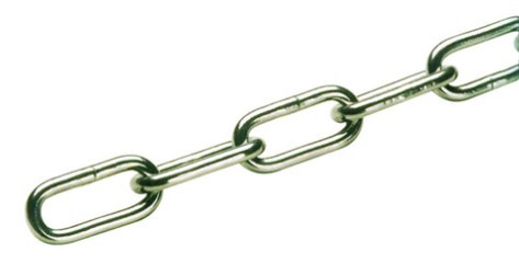 Stainless Steel DIN763 (DIN5685C) Standard Link Chain