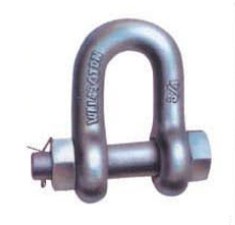 Bolt Type Safety Chain Shackle, U.S. Type G2150, Drop Forged