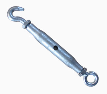 Turnbuckle DIN 1478, Pipe Body Type Eye  Hook