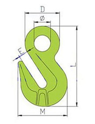 G100 EYE SHORTENING GRAB HOOK