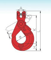 G80 U.S. Type Clevis Self-Locking Hook