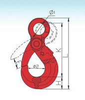 G80 U.S. Type Eye Self-Locking Hook