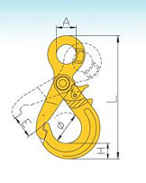  G80 Eye Self-Locking Hook with Grip