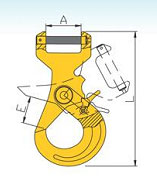 G80 Long Body Clevis Self-Locking Belt Hook