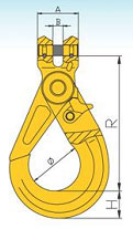 G80 Clevis Self-Locking Hook