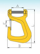  G80 Clevis Belt Hook