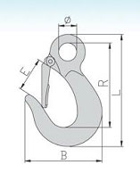 Eye Slip Hoo with Latch