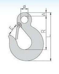 Eye Slip Hook with Latch