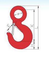U.S. Type Eye Hoist Hook