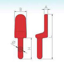Shovel Shape Pin