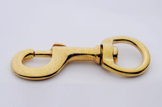 Solid Brass Snap Hook, FD225B