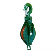 Pulley Block, Single with Hook, K Type