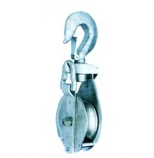 Stainless Steel Snatch Block with Hook