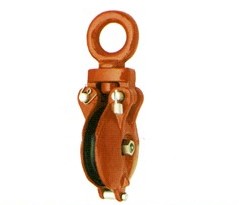 Red Snatch Block with Eye