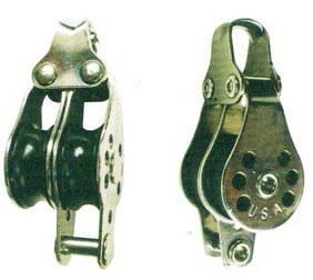 Stainless Steel Min Pulley, Double