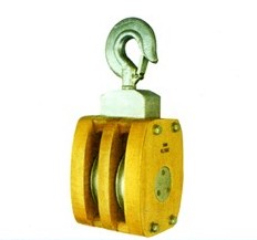 Ships Internal-Bound Block, Double with Hook