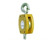 JIS Wooden Pulley, Single with Hook