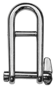Stainless Steel Key Pin Shackle with Bar